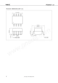 PS8802-2-F4-AX Datasheet Pagina 2