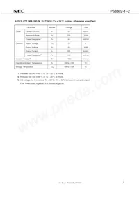 PS8802-2-F4-AX Datasheet Pagina 5