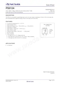 PS9124-V-F3-AX數據表 封面