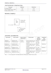 PS9307AL2-E3-AX Datasheet Pagina 3