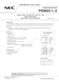 PS9822-1-F3-N-AX Datasheet Copertura