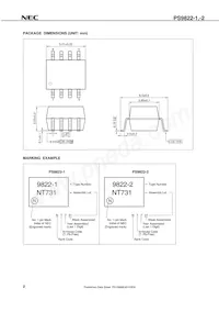 PS9822-1-F3-N-AX Datasheet Pagina 2