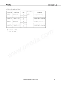 PS9822-1-F3-N-AX Datasheet Pagina 3