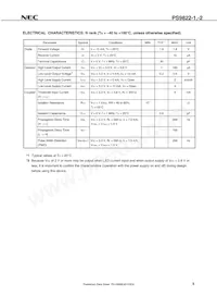 PS9822-1-F3-N-AX Datasheet Pagina 5