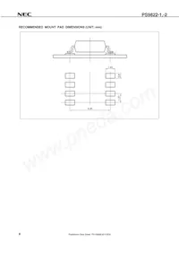 PS9822-1-F3-N-AX Datasheet Pagina 8