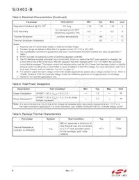 SI3402-B-GMR Datasheet Page 6