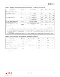 SI3459-B02-IMR Datasheet Page 7