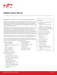 SI8605AB-B-IS1R Datasheet Copertura