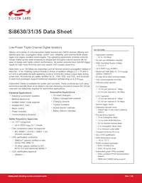 SI8635ET-ISR Datasheet Cover