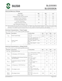 SLG55593V Datasheet Page 3