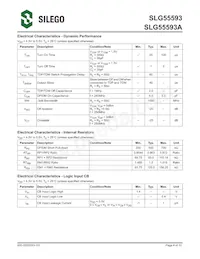 SLG55593V Datasheet Pagina 4