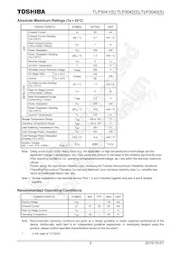 TLP3042(TP1 Datenblatt Seite 2