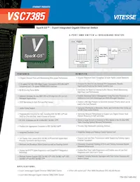 VSC7385XYV數據表 封面