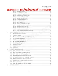 W25Q16FWSVIQ TR Datasheet Page 4