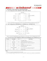 W25Q16FWSVIQ TR數據表 頁面 6