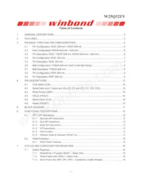 W25Q32FVTBIG Datasheet Pagina 2