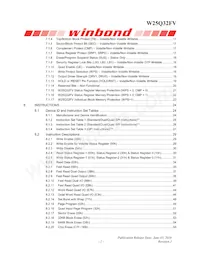 W25Q32FVTBIG Datasheet Pagina 3