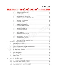 W25Q32FVTBIG Datasheet Pagina 4