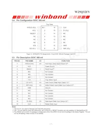 W25Q32FVTBIG Datasheet Pagina 8