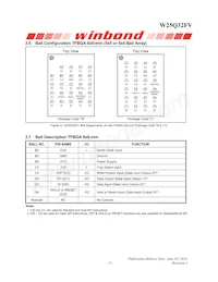 W25Q32FVTBIG Datasheet Pagina 9