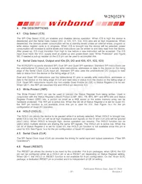 W25Q32FVTBIG Datasheet Pagina 11