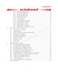 W25Q32FWZEIG TR Datasheet Page 4