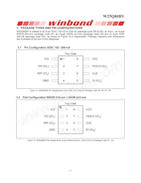 W25Q80BVSSIG TR數據表 頁面 6