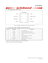 W25Q80BVSSIG TR數據表 頁面 7