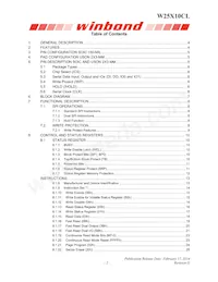 W25X10CLZPIG TR Datasheet Page 2