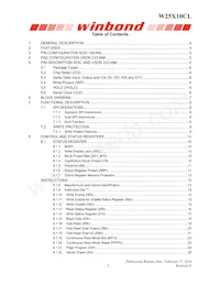 W25X10CLZPIG TR Datasheet Pagina 2