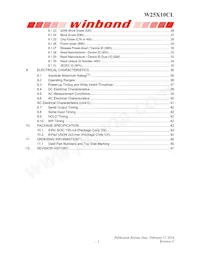 W25X10CLZPIG TR Datasheet Page 3