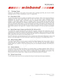 W25X10CLZPIG TR Datasheet Pagina 6