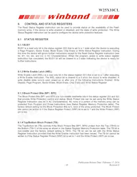 W25X10CLZPIG TR Datasheet Pagina 10