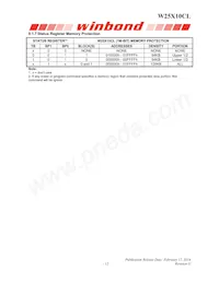 W25X10CLZPIG TR Datasheet Page 12