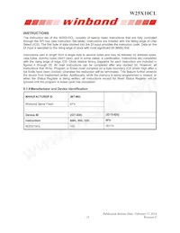 W25X10CLZPIG TR Datasheet Page 13