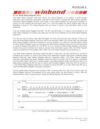 W25X10CLZPIG TR Datasheet Page 17