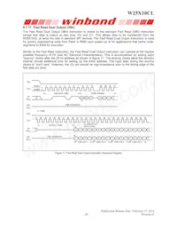 W25X10CLZPIG TR Datasheet Page 20