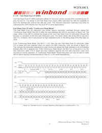 W25X10CLZPIG TR Datasheet Page 21