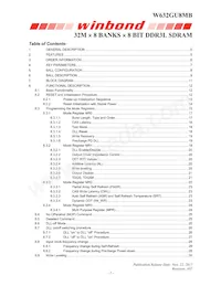 W632GU8MB09I Datasheet Copertura