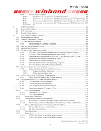 W632GU8MB09I Datasheet Pagina 3