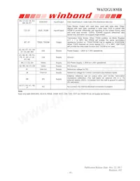 W632GU8MB09I Datasheet Page 10