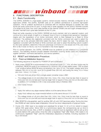 W632GU8MB09I Datasheet Pagina 12