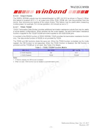 W632GU8MB09I Datasheet Pagina 21