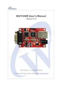 WIZ110SR數據表 封面