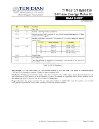 71M6513-IGTR/F Datasheet Pagina 21