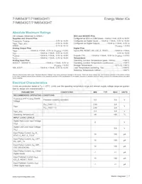 71M6543HT-IGTR/F Datasheet Page 7