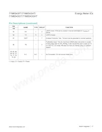 71M6543HT-IGTR/F Datasheet Pagina 17