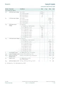 74AUP1G885GD數據表 頁面 7