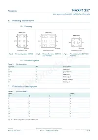 74AXP1G57GNH Datasheet Pagina 3