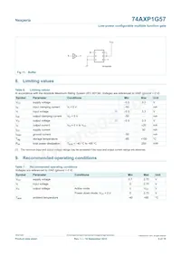 74AXP1G57GNH Datasheet Pagina 5